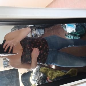 Flowered tube top